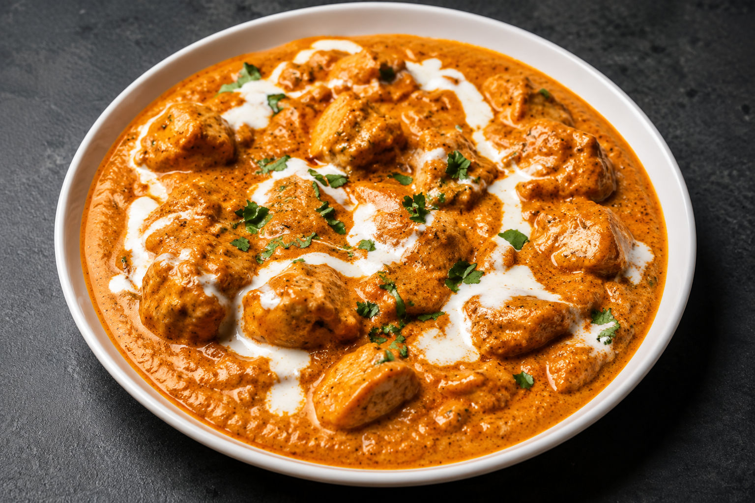 Taj Butter Chicken — creamy North Indian curry, Saskatoon SK