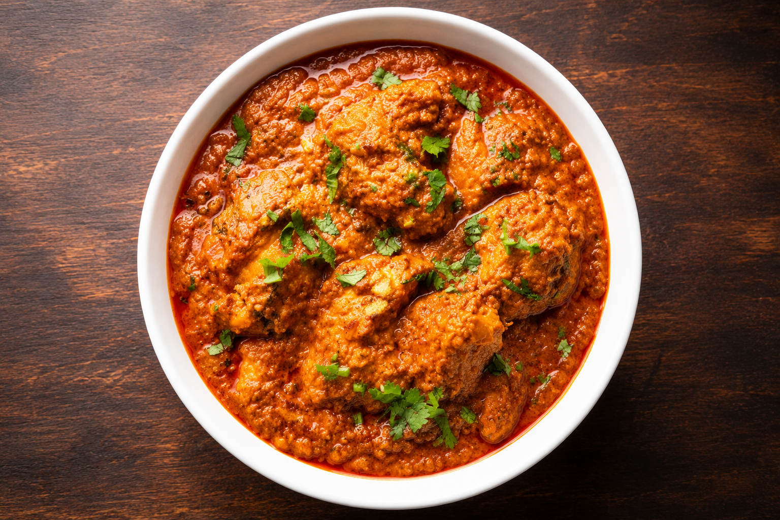 Chicken Tikka Masala — smoky spiced masala gravy, Taj Mahal Saskatoon