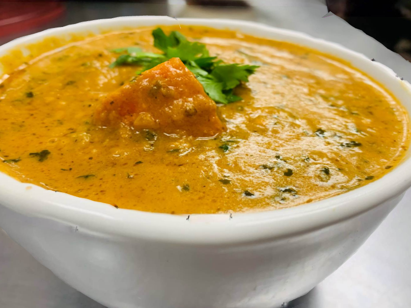 Slow-cooked Lamb Curry — bold fragrant sauce, Taj Mahal Indian Restaurant Saskatoon